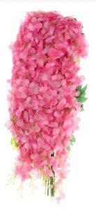 Picture of Floral Hanging Sukkah Decoration Pink